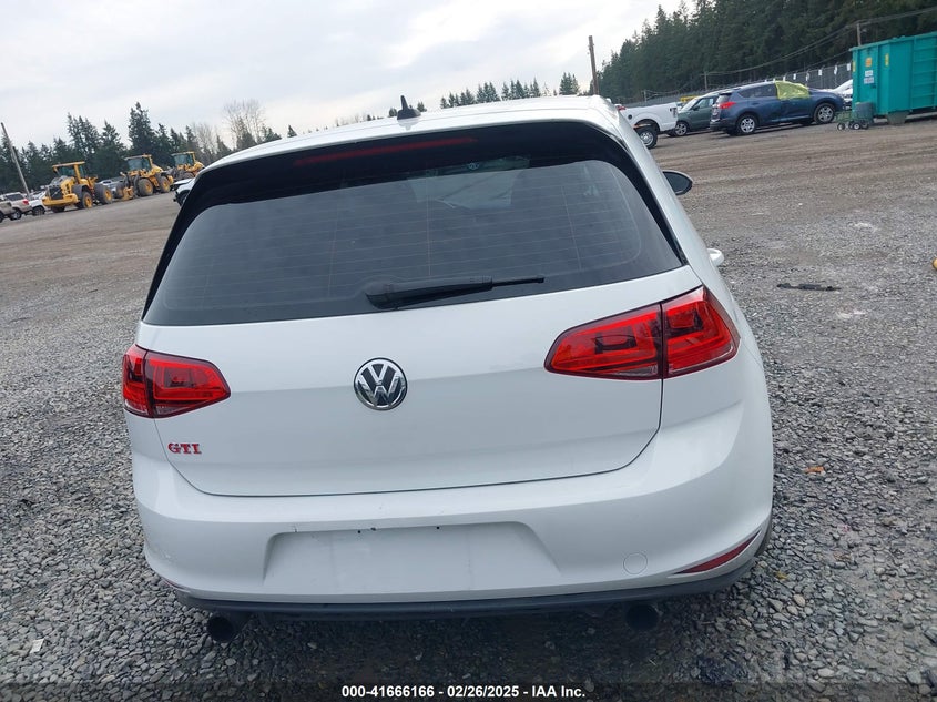 2016 VOLKSWAGEN GOLF GTI AUTOBAHN W/PERFORMANCE PACKAGE 4-DOOR - 3VW447AU1GM021508