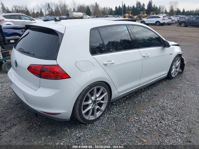 2016 VOLKSWAGEN GOLF GTI AUTOBAHN W/PERFORMANCE PACKAGE 4-DOOR - 3VW447AU1GM021508
