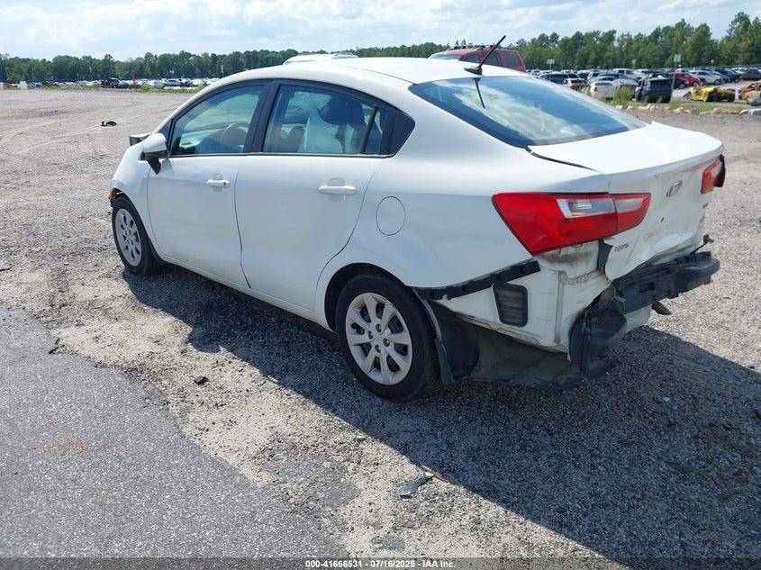 Vin: knadm4a30g6682078, lot: 42157373, kia rio lx 20163
