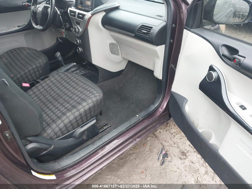 2012 TOYOTA SCION IQ VIN: JTNJJXB00CJ019651