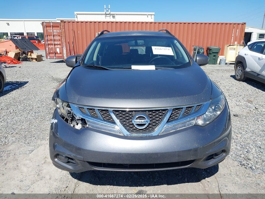 2013 NISSAN MURANO VIN: JN8AZ1MWXDW315815