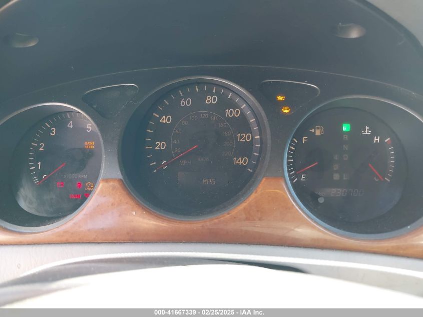 2005 Lexus Es 330 VIN: JTHBA30G255091804 Lot: 41667339