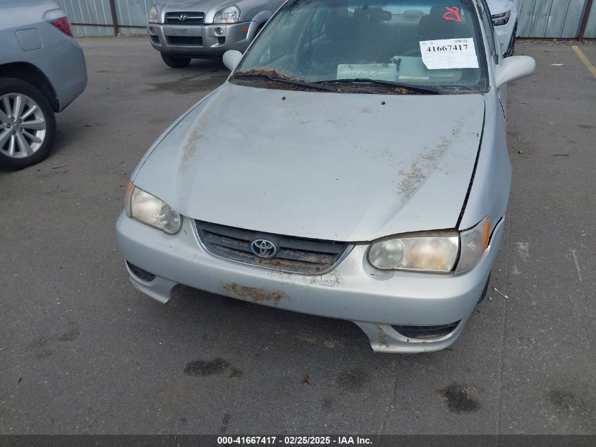 2002 Toyota Corolla Le VIN: 1NXBR12E72Z633650 Lot: 41667417