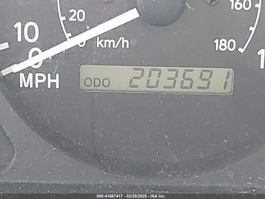 2002 Toyota Corolla Le VIN: 1NXBR12E72Z633650 Lot: 41667417