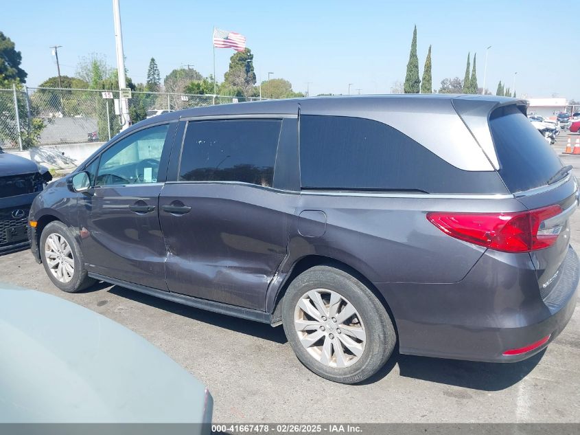 2019 Honda Odyssey Lx VIN: 5FNRL6H24KB086490 Lot: 41667478