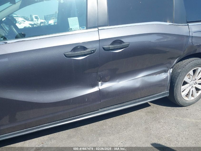 2019 Honda Odyssey Lx VIN: 5FNRL6H24KB086490 Lot: 41667478