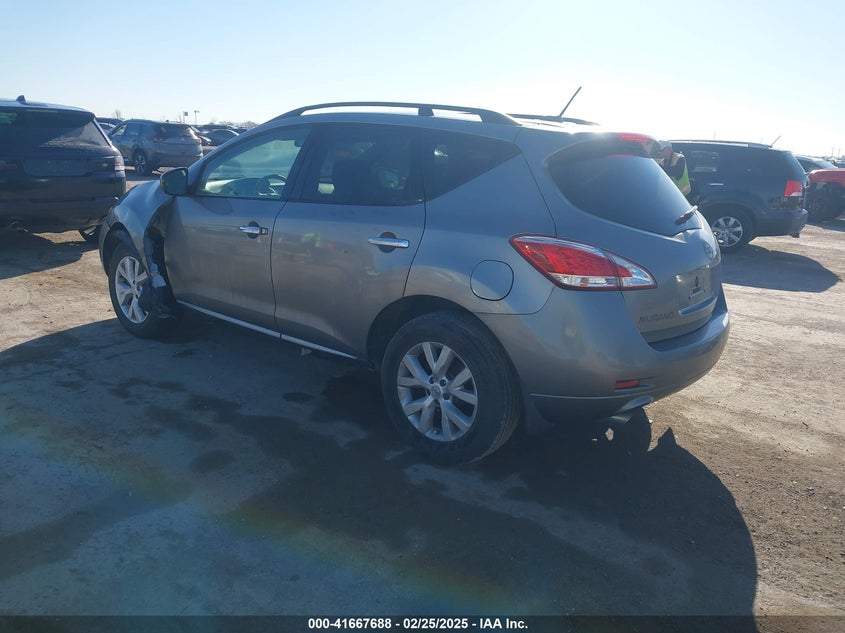 2011 NISSAN MURANO VIN: JN8AZ1MU0BW066744