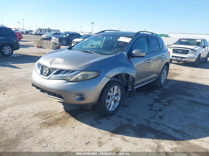 2011 NISSAN MURANO VIN: JN8AZ1MU0BW066744