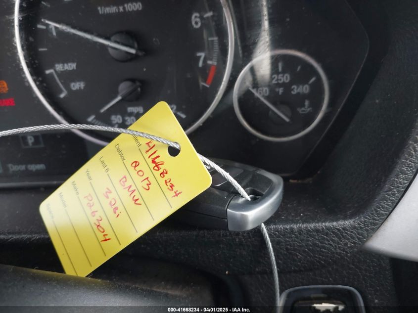 2013 BMW 328I VIN: WBA3A5G51DNP26304 Lot: 41668234