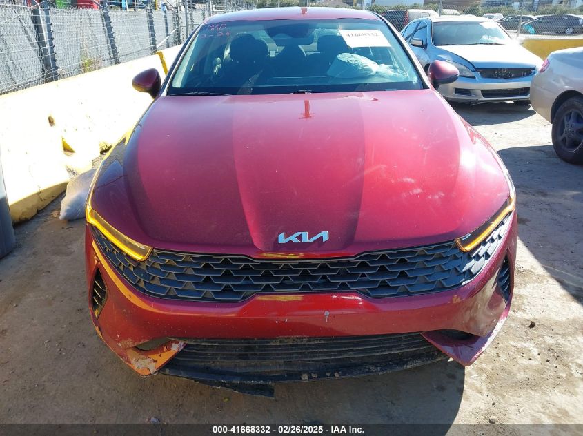 2022 Kia K5 Lxs VIN: 5XXG14J21NG135450 Lot: 41668332