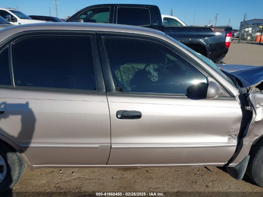 2000 Toyota Corolla Le VIN: 1NXBR12E6YZ322977 Lot: 41668450
