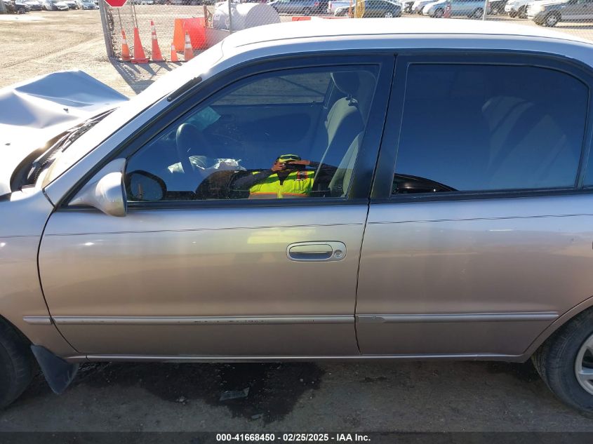 2000 Toyota Corolla Le VIN: 1NXBR12E6YZ322977 Lot: 41668450