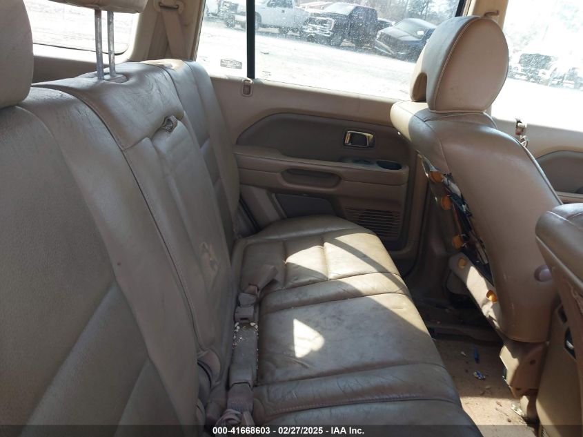 2007 Honda Pilot Ex-L VIN: 5FNYF18747B008204 Lot: 41668603