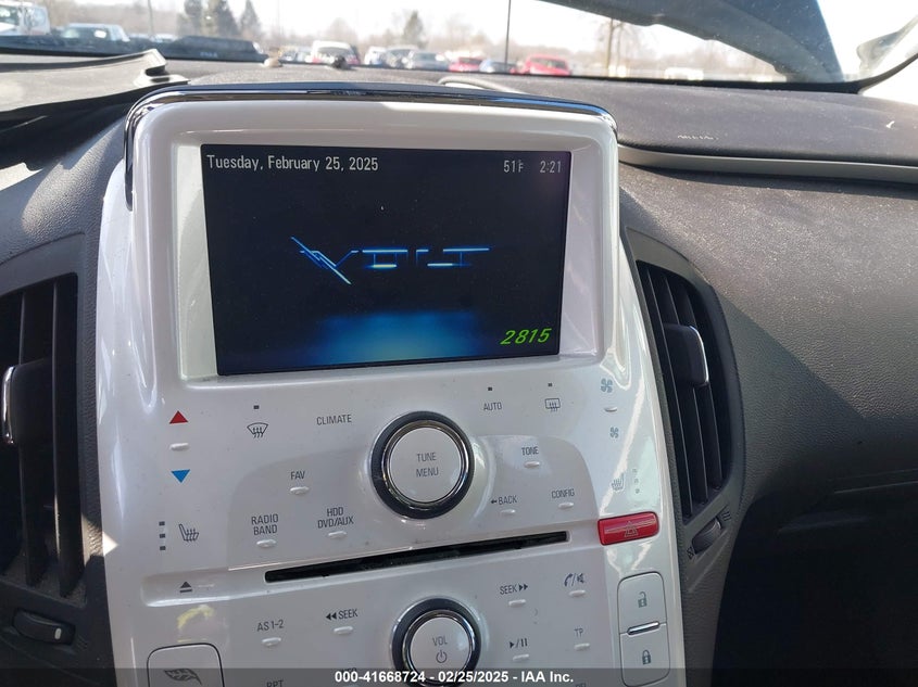 2011 Chevrolet Volt VIN: 1G1RD6E47BU102815 Lot: 41668724