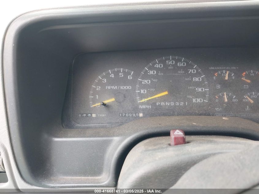 1997 Chevrolet Gmt-400 K1500 VIN: 2GCEK19ROV1165050 Lot: 41668741