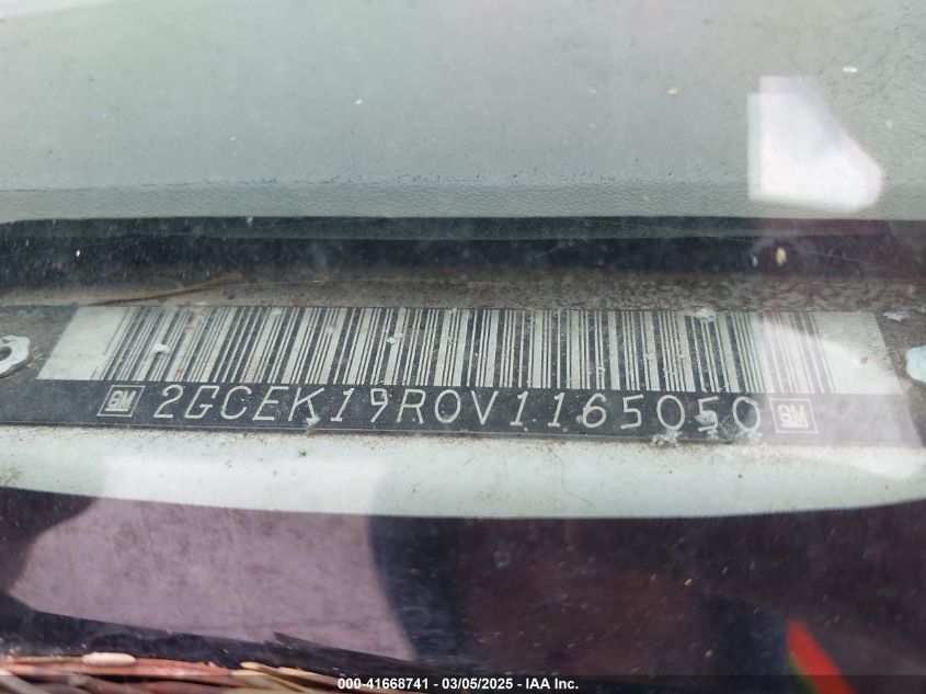 1997 Chevrolet Gmt-400 K1500 VIN: 2GCEK19ROV1165050 Lot: 41668741