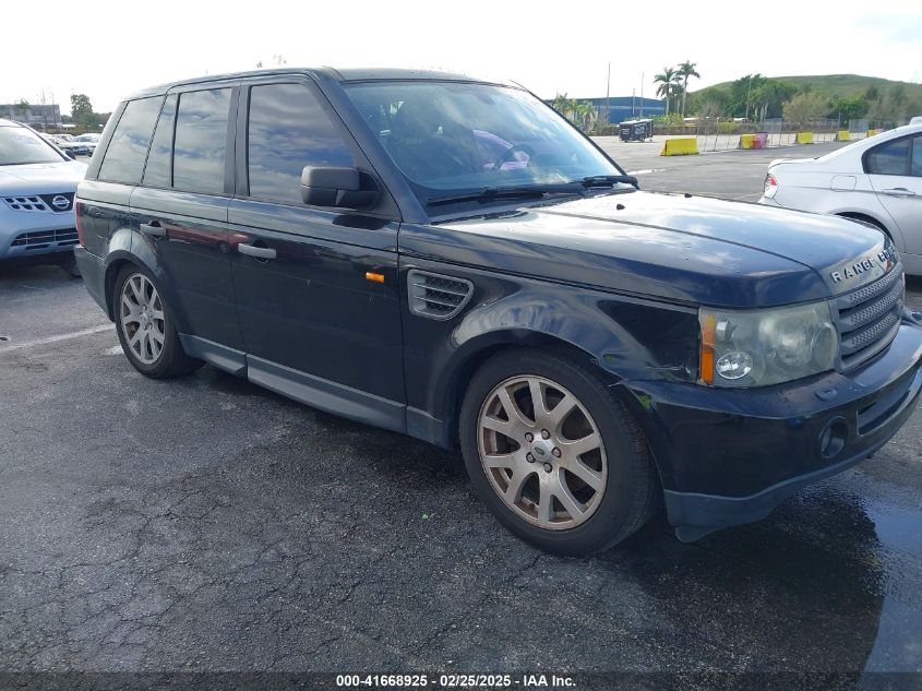 2008 Land Rover Range Rover Sport Hse VIN: SALSF25498A130887 Lot: 41668925