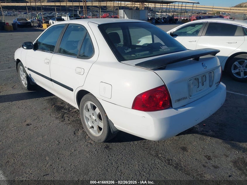 2006 NISSAN SENTRA VIN: 3N1CB51D06L510269