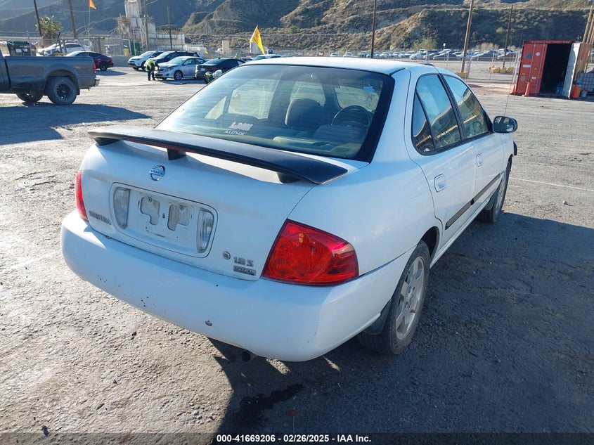 2006 NISSAN SENTRA VIN: 3N1CB51D06L510269