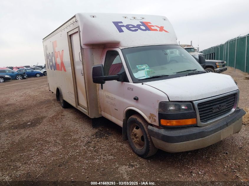 2019 GMC Savana Cutaway Work Van white other flexible 1GD37SCG4K1197633 photo #1