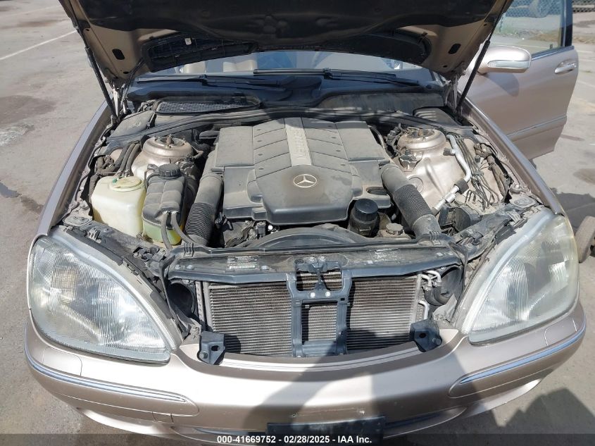 2002 Mercedes-Benz S 430 VIN: WDBNG70J82A225944 Lot: 41669752
