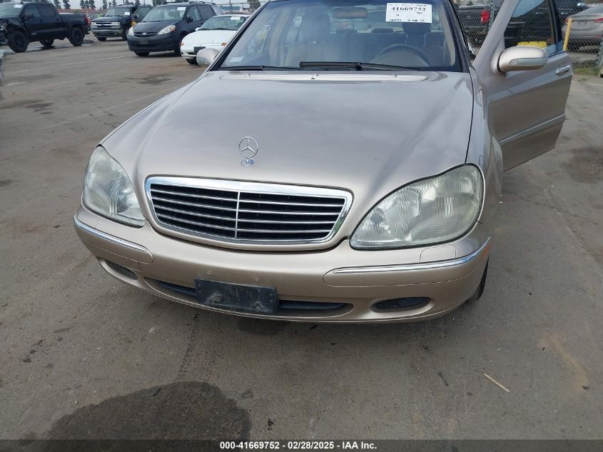 2002 Mercedes-Benz S 430 VIN: WDBNG70J82A225944 Lot: 41669752