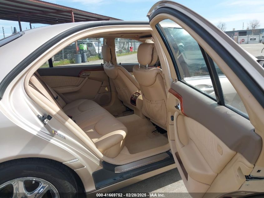 2002 Mercedes-Benz S 430 VIN: WDBNG70J82A225944 Lot: 41669752