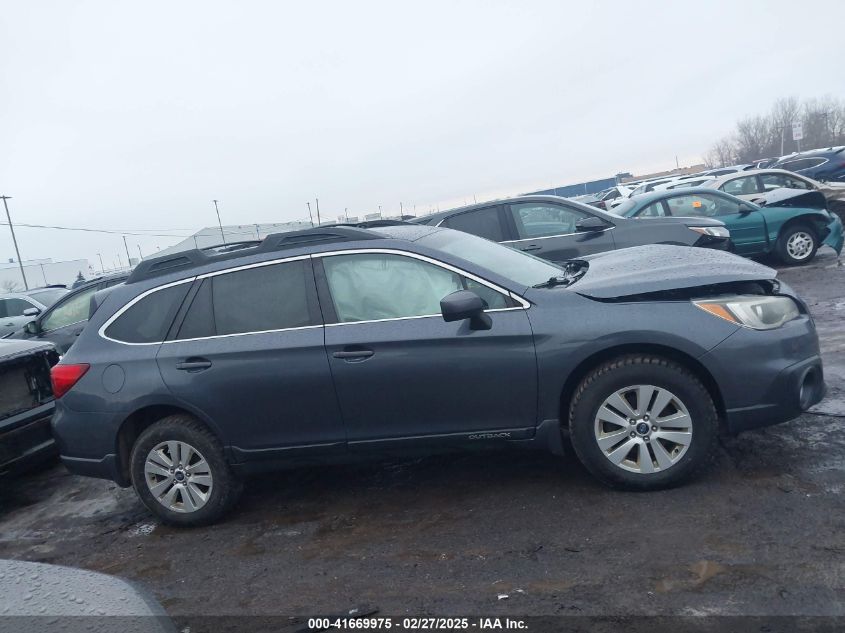 2017 Subaru Outback 2.5I Premium VIN: 4S4BSACC1H3326295 Lot: 41669975