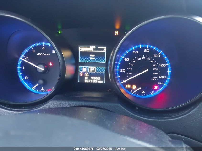 2017 Subaru Outback 2.5I Premium VIN: 4S4BSACC1H3326295 Lot: 41669975