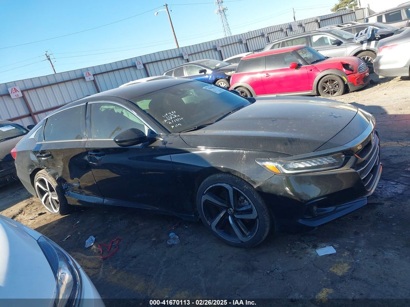 2022 HONDA ACCORD VIN: 1HGCV1F31NA115991