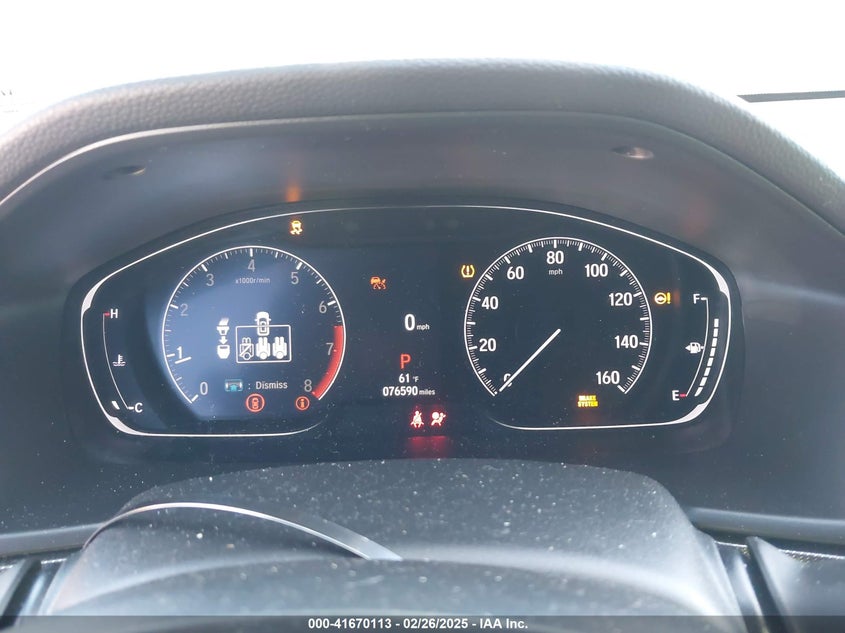 2022 HONDA ACCORD VIN: 1HGCV1F31NA115991