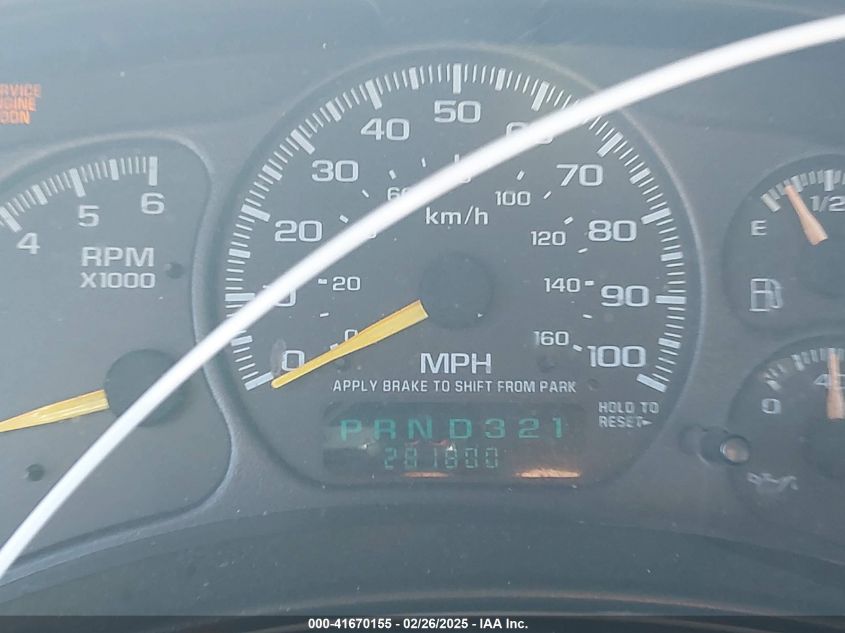 2000 Chevrolet Silverado 1500 Ls VIN: 2GCEC19T0Y1209822 Lot: 41670155