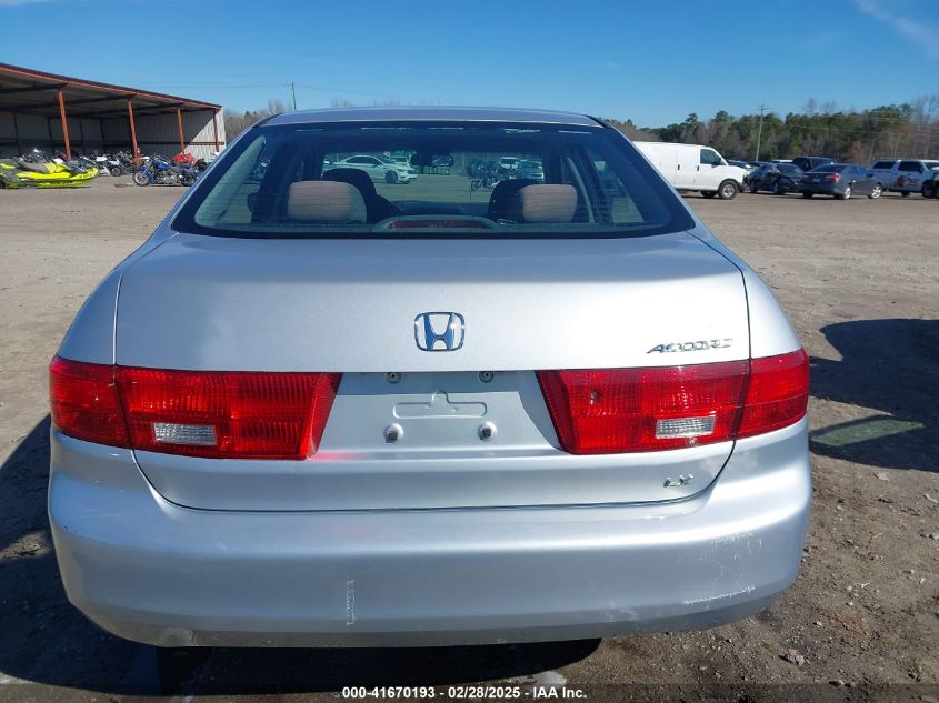 2005 Honda Accord 2.4 Lx VIN: 1HGCM56495A036443 Lot: 41670193