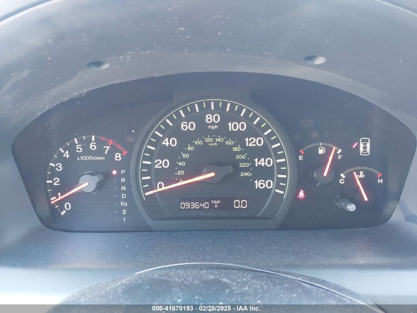 2005 Honda Accord 2.4 Lx VIN: 1HGCM56495A036443 Lot: 41670193