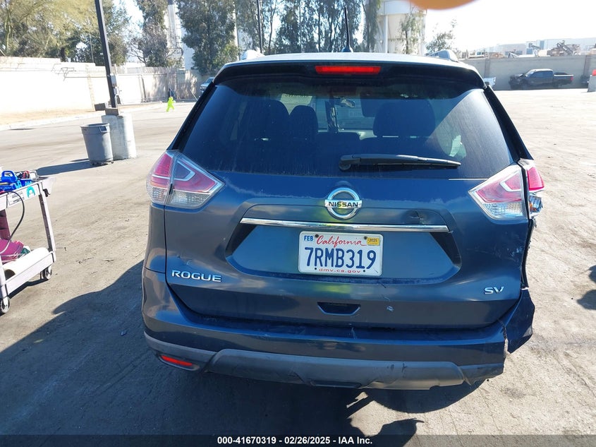 2016 NISSAN ROGUE SV - KNMAT2MT5GP629279