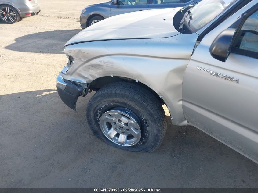 2000 Toyota Tacoma VIN: 5TEWM72N1YZ709127 Lot: 41670323