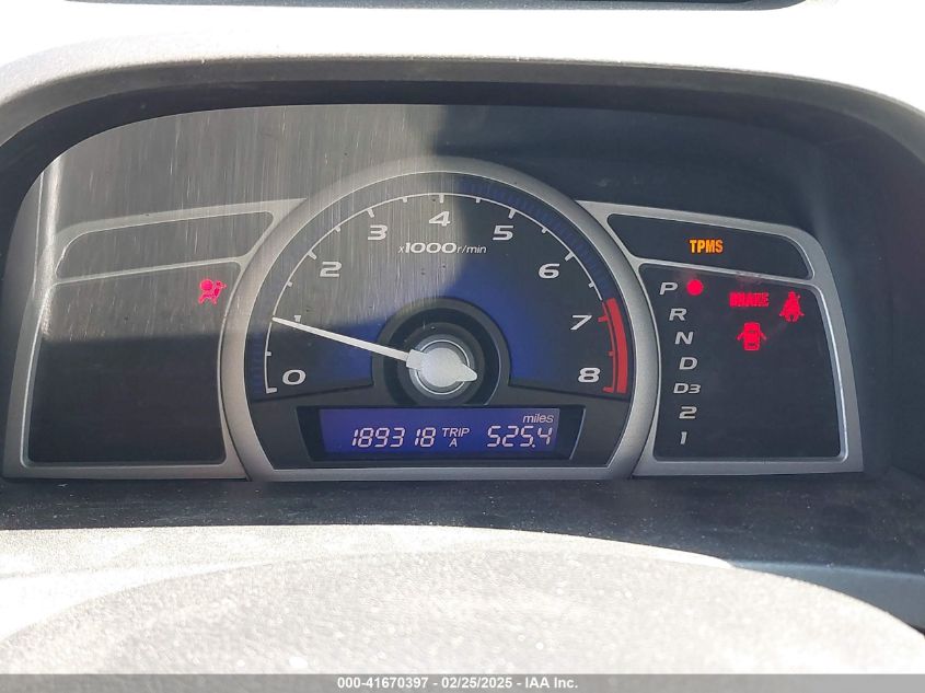 2010 Honda Civic Lx VIN: 2HGFG1B61AH538184 Lot: 41670397