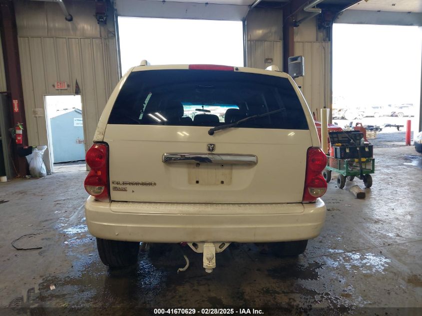 2006 Dodge Durango Slt VIN: 1D4HB48N86F155327 Lot: 41670629