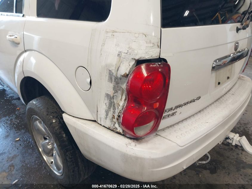 2006 Dodge Durango Slt VIN: 1D4HB48N86F155327 Lot: 41670629