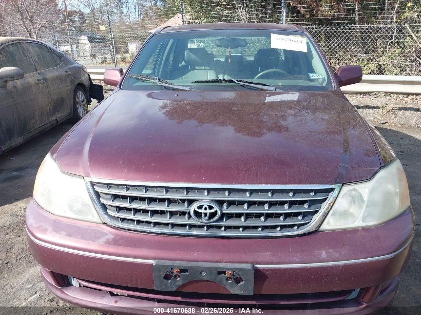 2003 Toyota Avalon Xl VIN: 4T1BF28B23U277590 Lot: 41670688