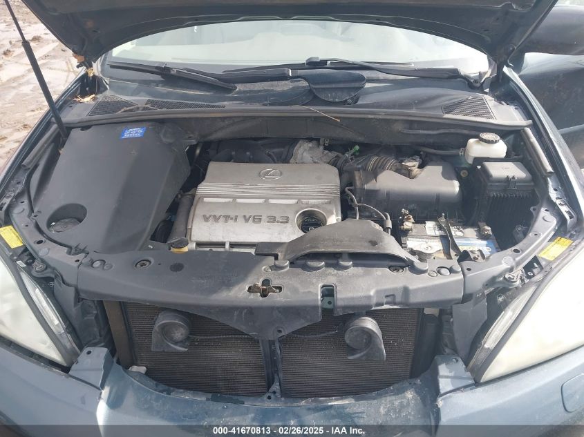 2004 Lexus Rx 330 VIN: 2T2HA31U84C017249 Lot: 41670813