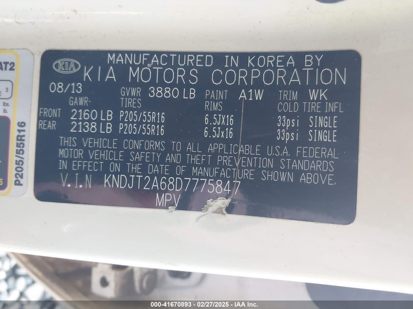 2013 KIA SOUL + - KNDJT2A68D7775847