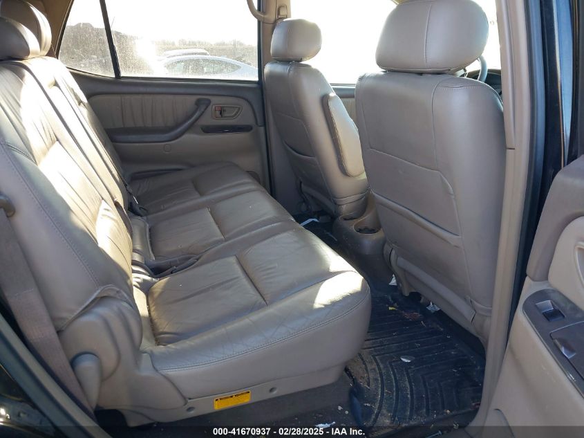 2003 Toyota Sequoia Limited V8 VIN: 5TDBT48A73S146644 Lot: 41670937