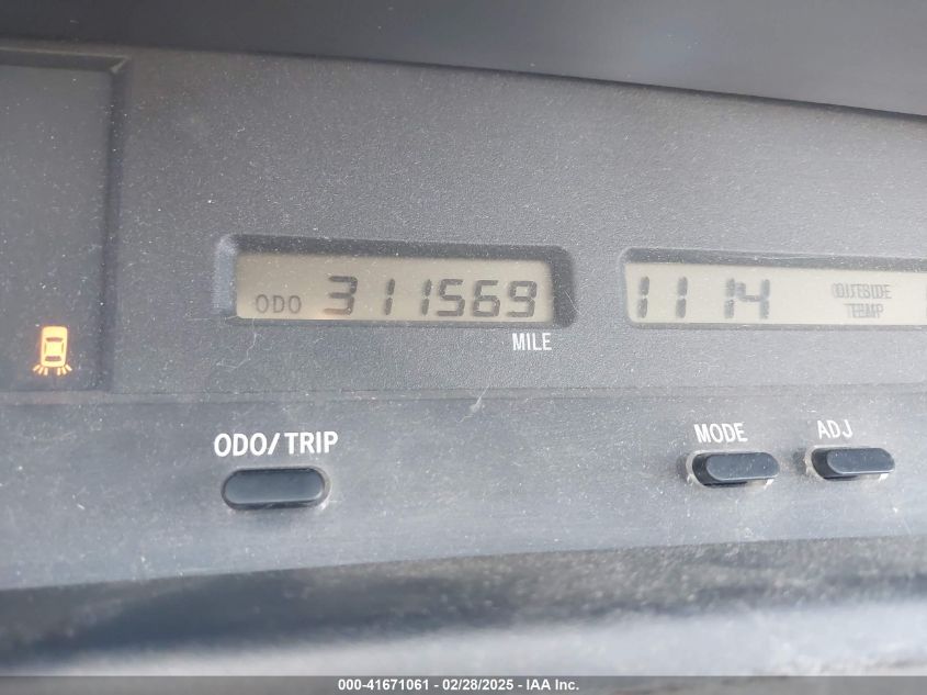 2001 Toyota Avalon Xl VIN: 4T1BF28B11U116211 Lot: 41671061