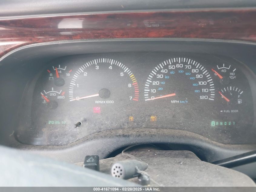 2000 Dodge Durango VIN: 1B4HS28NXYF269959 Lot: 41671094