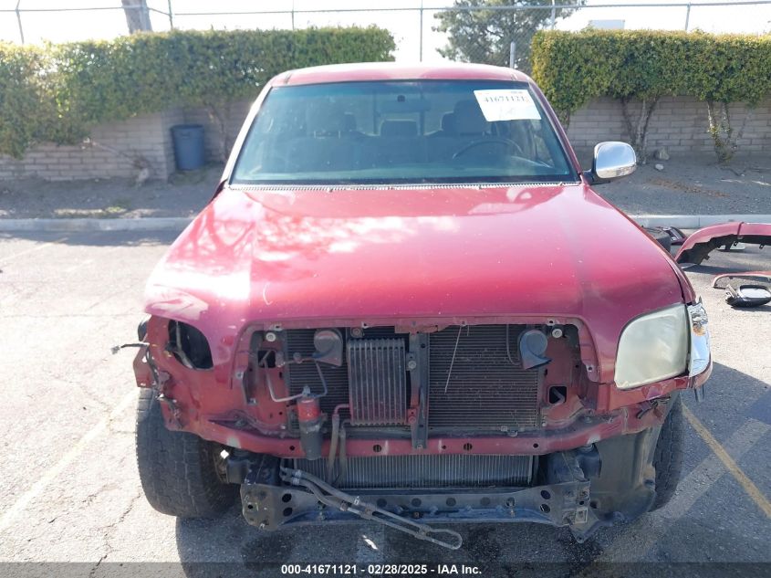 2005 Toyota Tundra Sr5 V8 VIN: 5TBRT34105S469590 Lot: 41671121