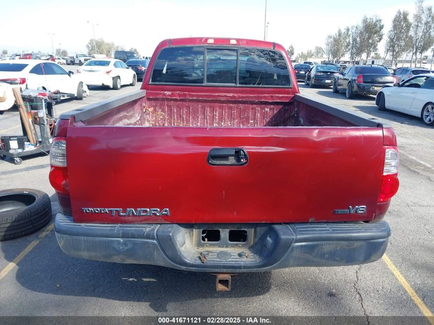 2005 Toyota Tundra Sr5 V8 VIN: 5TBRT34105S469590 Lot: 41671121