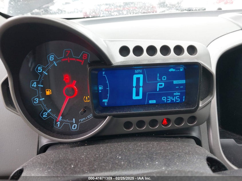 2016 CHEVROLET SONIC VIN: 1G1JC6SG6G4146665