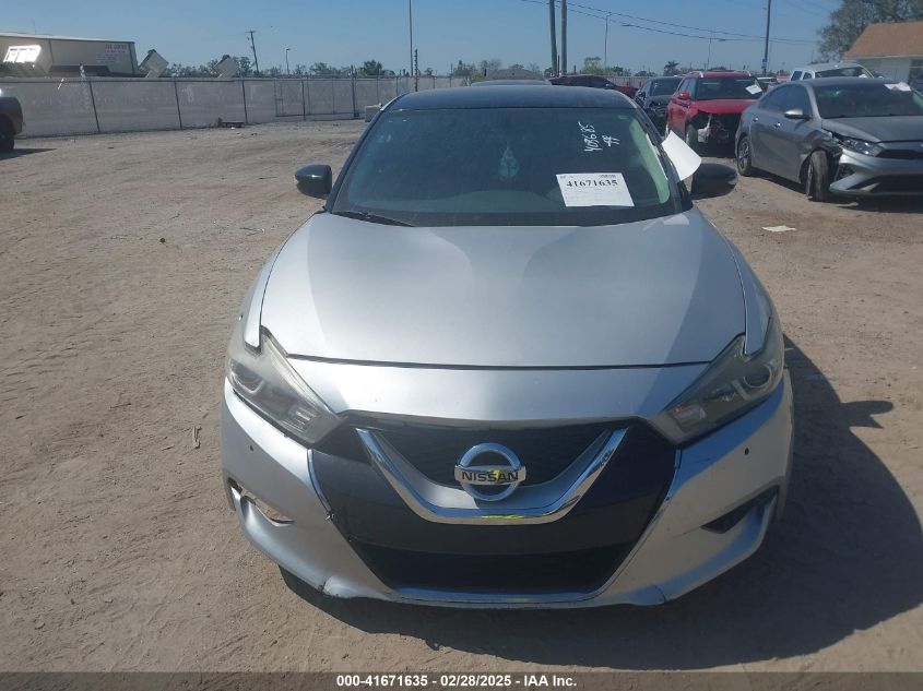2017 Nissan Maxima 3.5 Sv VIN: 1N4AA6AP0HC403685 Lot: 41671635