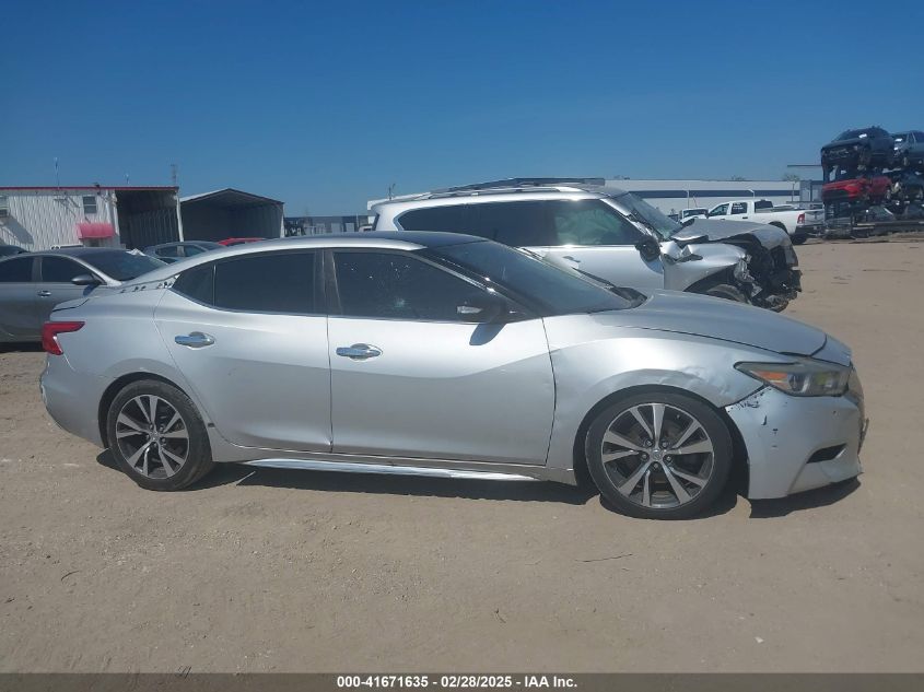 2017 Nissan Maxima 3.5 Sv VIN: 1N4AA6AP0HC403685 Lot: 41671635